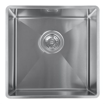 Secher Kolding 400 køkkenvask 428 x 428 mm. Rustfrit stål